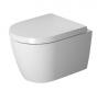 Duravit Me by Starck Compact Rimless vghngt toilet m/wondergliss - Hvid mat