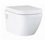 Grohe Euro Ceramic vghngt toilet Rimless inkl sde m/soft close og quick release