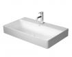 Duravit DuraSquare 80 hndvask t/vg eller mbel - Uden overlb - 1 hanehul