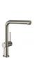 Hansgrohe Talis M54 kkkenarmatur m/L-tud og udtrk - Rustfrit stl finish