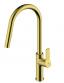 Gustavsberg Epic k�kkenarmatur m/udtr�k - B�rstet messing