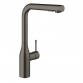 Grohe Essence New kkkenarmatur m/udtrk - Brstet hard graphite