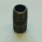 Sort nippelrør 1/4