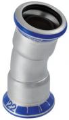Geberit Mapress rustfri b�jning - 22 mm - 15� - Muffe/muffe