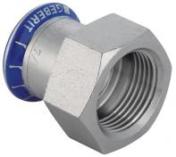 Geberit Mapress rustfri overgang - 15 mm x �