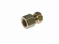 Conex overgang m/muffe 10 mm -  - krom