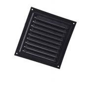 Jalousirist m/insektnet 150 x 150 mm - Sort