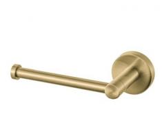 Kosmos papirholder - Lige model - B�rstet messing