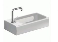 Lavabo Cento 45 hndvask t/vg eller bord - 1 hanehul