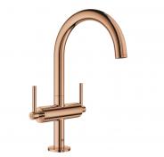 Grohe Atrio New hndvaskarmatur m/ pop-up bundventil - Poleret warm sunset