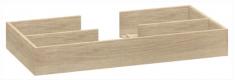 Dansani skuffeindsats m/udsk�ring - 50x25 cm - Egetr�