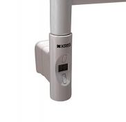 Kriss Nuvo 2 varmeelement m/boost & sparefunktion - Rund - 600w - Hvid