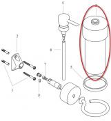 Hansgrohe Glasindsats til s�bedispenser