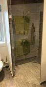 Bath brusedr  - Klar glas - Messing