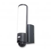 Lutec Security Elara udendrslampe m/kamera, lyd og sensor - Mrkegr