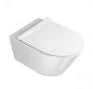 Catalano Zero 55 vghngt toilet m/Newflush, rimless og Cataglaze+