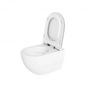 Lavabo Comoda rimless væghængt toilet inkl. EasyClean og sæde m/soft-close og quick release - Hvid