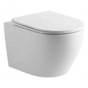 Lavabo Studio RIMless vghngt toilet inkl sde m/softclose - Hvid