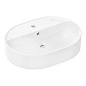 hansgrohe Xuniva U 60 fritstående bowlevask - 1 hanehul - Med overløb