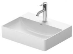 Duravit DuraSquare 50 hndvask t/vg eller mbel - Uden hanehul - Uden overlb