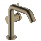 hansgrohe Tecturis S Fine hndvaskarmatur 110 m/CoolStart, EcoSmart+ og push-open bundventil - Brstet bronze