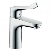 hansgrohe Focus 100 Care hndvaskarmatur m/ekstra langt greb og lft-op bundventil