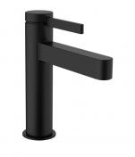 Hansgrohe Finoris 110 hndvaskarmatur m/lft-op bundventil - Mat sort