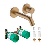 hansgrohe Tecturis S komplet hndvaskarmatur til indbygning m/EcoSmart+ - 165 - Brstet bronze