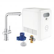 Grohe Blue Professional kkkenbatteri m/L-tud og udtrk - Krom