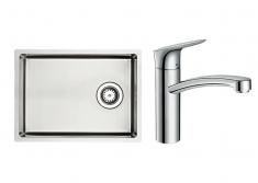 Lavabo DK480 kkkenvask m/hansgrohe kkkenarmatur i krom