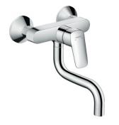 Hansgrohe Logis kkkenarmatur t/vg - Med svingtud