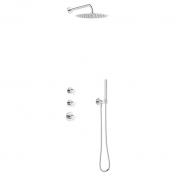 Damixa Iris XS 1 300 brusest til indbygning - Krom