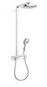 Hansgrohe Raindance Select E 300 2jet ST Showerpipe EcoSmart