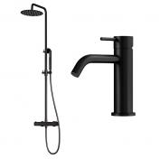 Lavabo Argo & Mira RS komplet pakke til badev�relset - Mat sort