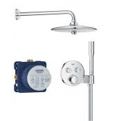 Grohe Precision SmartControl 260 komplet brusesystem til indbygning