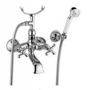 Lavabo Retro badekararmatur m/h�ndbruser - Krom