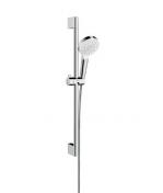 Hansgrohe Crometta ECO bruserst - 1 Spray - Hvid/krom