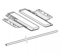 Ifö Sense Art push-open skinnesæt til skuffe - 1200 mm