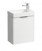 Laufen Base 47 underskab m/lge - Hjrehngt - Hvid mat