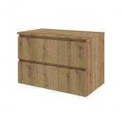 Sanibell Proline 81 underskab m/bordplade, lameller og skuffer - Urban eg