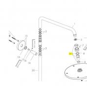 Hansgrohe kugleled t/ Raindance S brusesystem - Krom