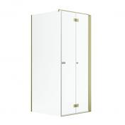 Str�mberg Noma 195 fastv�g med folded�r 800mm - H�jre - B�rstet messing