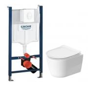 Duravit Soleil by Starck compact RIMless toiletpakke inkl. sde m/softslose, cisterne og hvid betjening