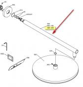 Vola Brusearm forkortet 200 mm messing natur