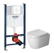 Duravit Me by Starck Compact Rimless m/wondergliss toiletpakke inkl. sde m/softslose, cisterne og hvid betjening