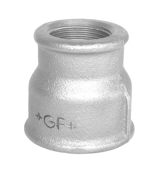 GF Gavaniseret formmuffe - Muffe/Muffe - 3" - 1 1/2"