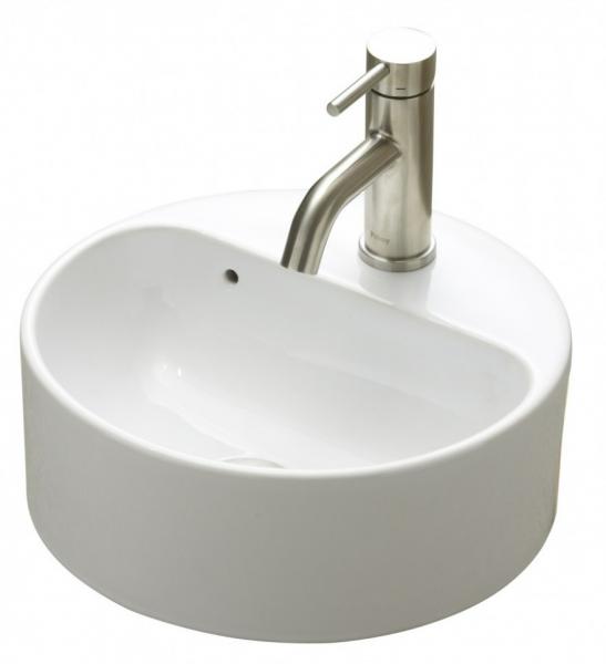 Lavabo AXA Rondo 1035 Ø35 fritstående bowlevask - 1 hanehul