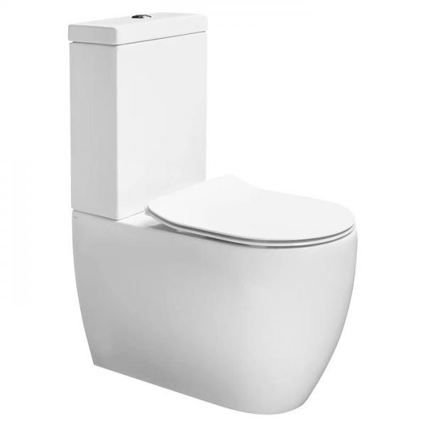 Lavabo Glomp rimless gulvstående toilet - Hvid