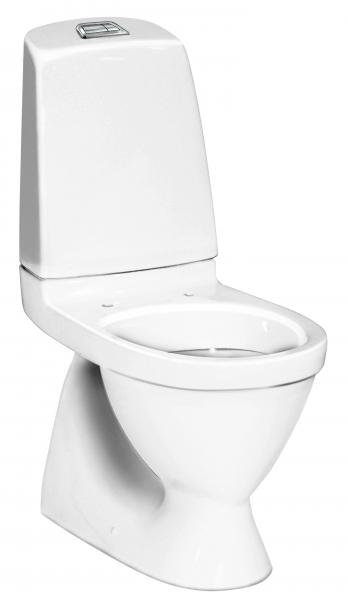 Gustavsberg Nautic toilet 5500L m/skjult S-lås og C+ Gustavsberg Nautic toilet 5500L m/skjult S-lås og C+