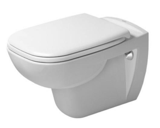 Duravit D-Code væghængt toilet m/RIMless og sæde m/softclose